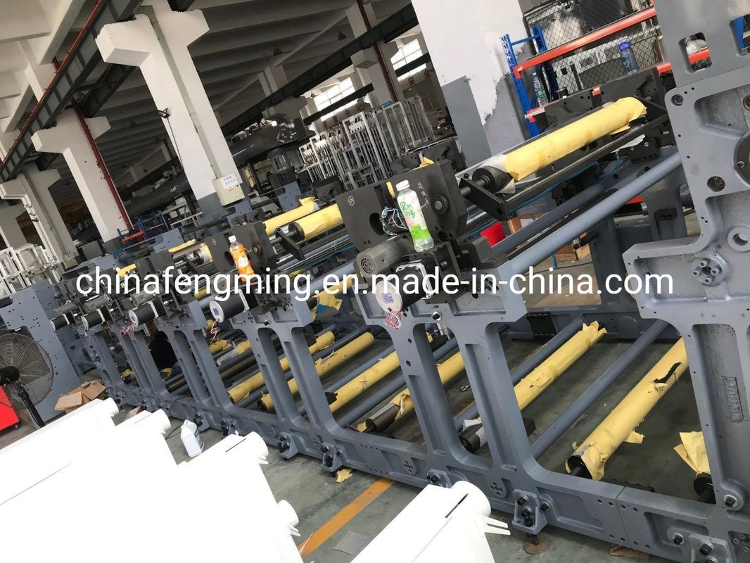 Personnalisation Machine d'impression flexographique à haute vitesse 2/4/6/8 Coupe de papier couleur Sac en papier