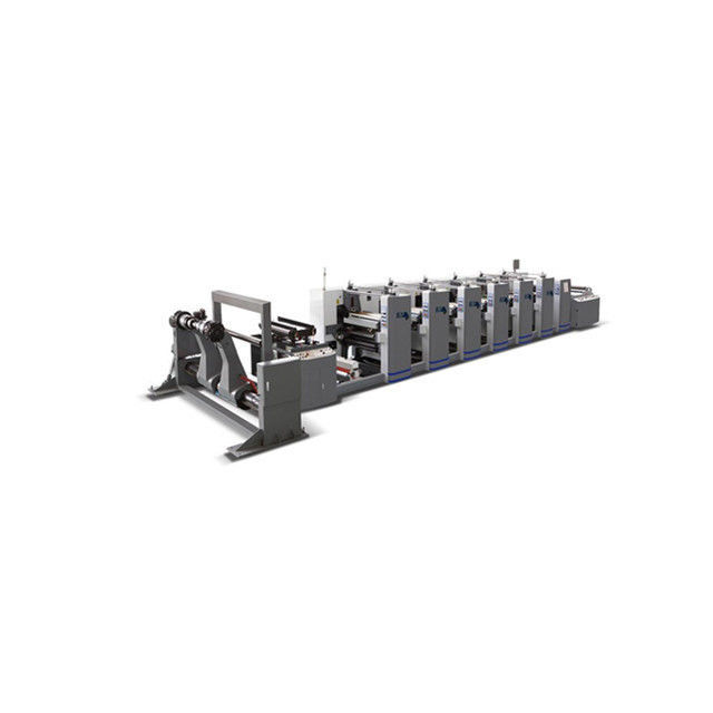 Machine d'impression multicolore FM-B à paquet rouge avec unité de gravure et de gravure en ligne