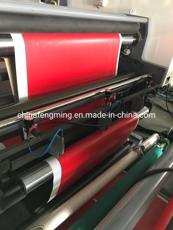 Machine d'impression multicolore FM-B à paquet rouge avec unité de gravure et de gravure en ligne