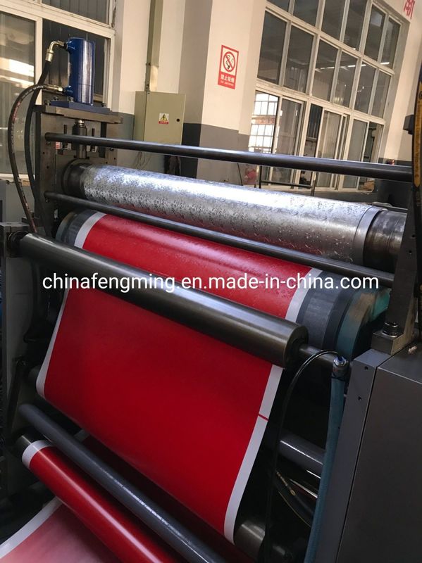Machine d'impression multicolore FM-B à paquet rouge avec unité de gravure et de gravure en ligne