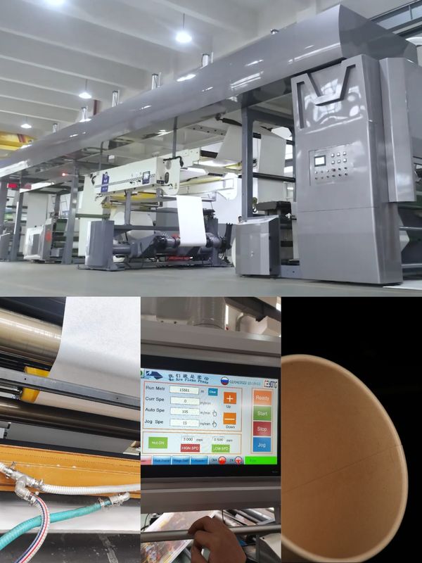 Système de préparation du revêtement pour le papier Aucune machine de revêtement en plastique