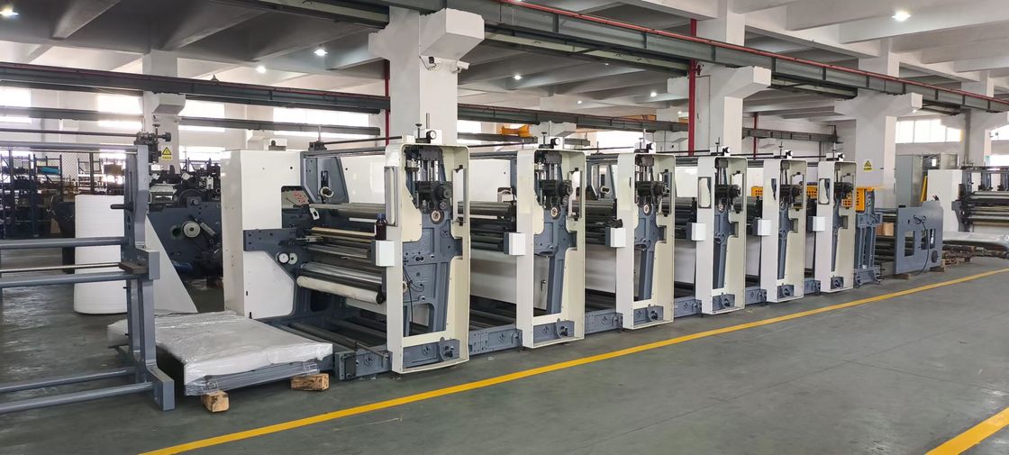 1/8cp Machine d'impression de sacs flexibles à engrenages 150m/min pour une impression précise et précise