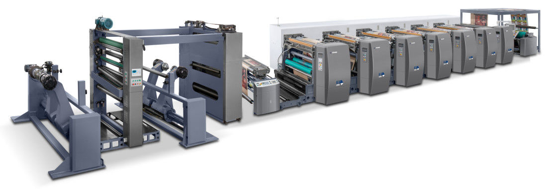 Dispositif automatique d'épissage du papier pour la machine d'impression Flexo à grande vitesse 6 couleurs