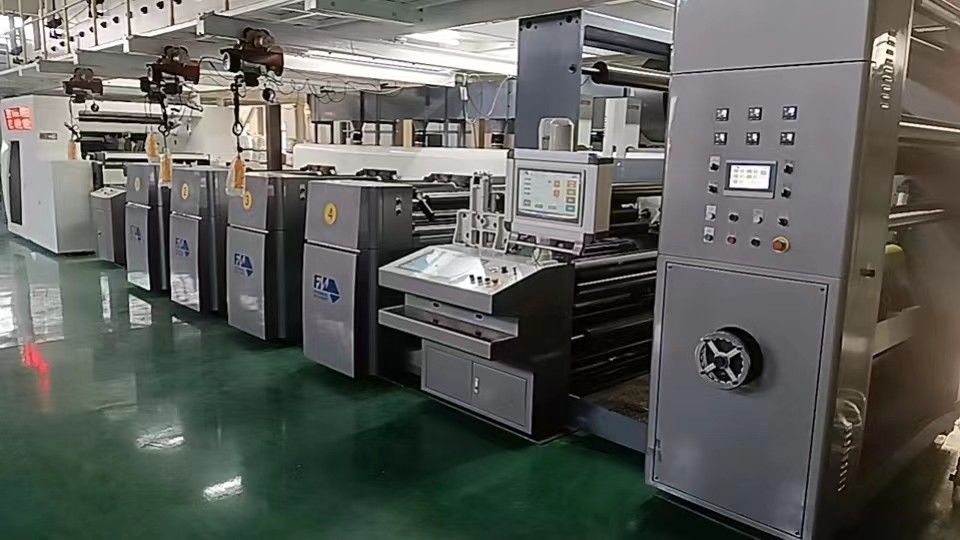 Vitesse max.mécanique 150m/min Unité d'impression flex pour gros rouleaux de diamètre 1524 mm