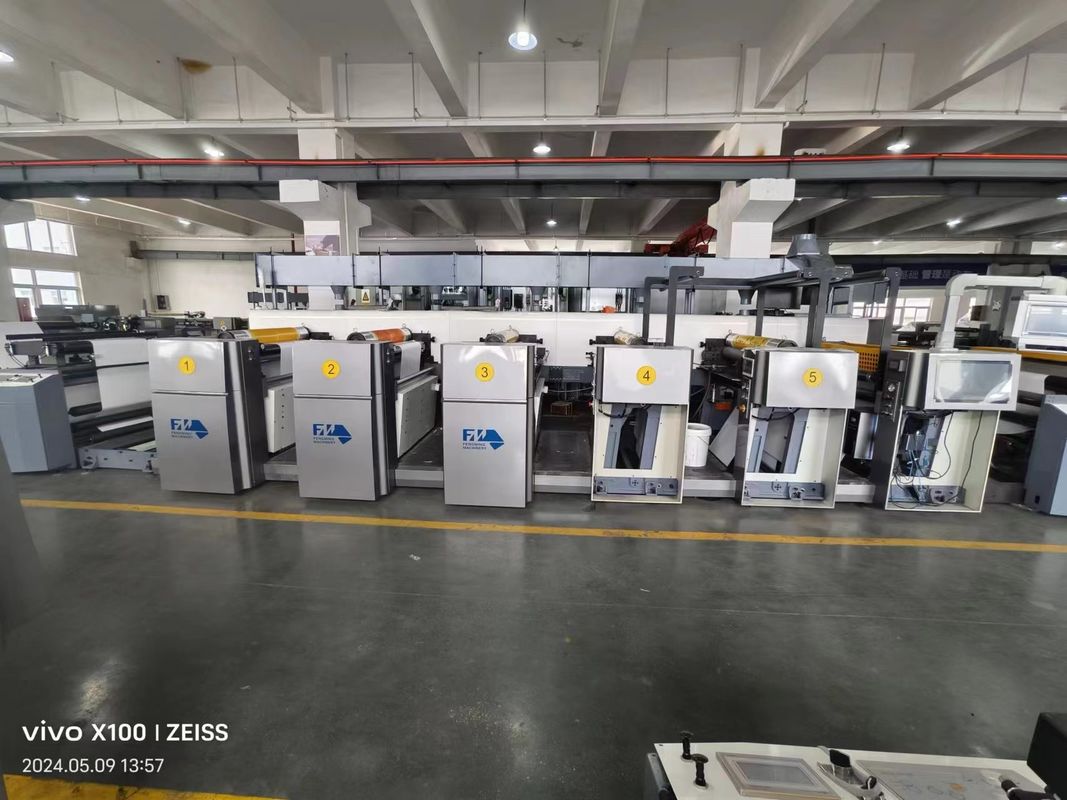 Unité de mémoire de position automatique de registre type Flexo machine d'impression pour divers matériaux de papier