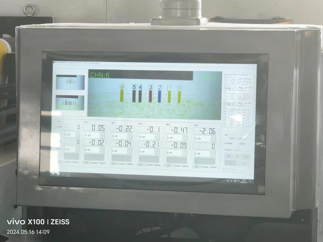 Machine d'impression à manches flexibles contrôlée par PLC avec une largeur d'impression maximale de 1000 mm