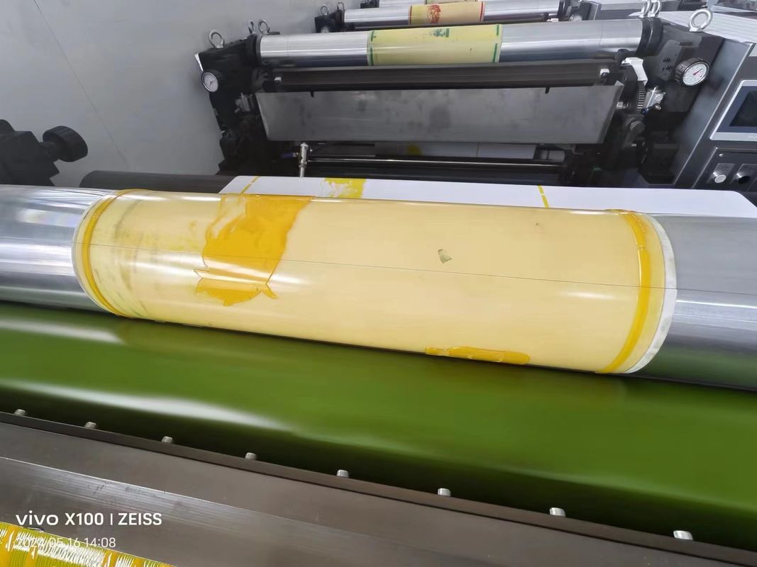 Boîte à pizza en carton de papier ondulé automatique utilisée 5 couleurs Flexo machine à imprimer emballage pour carton