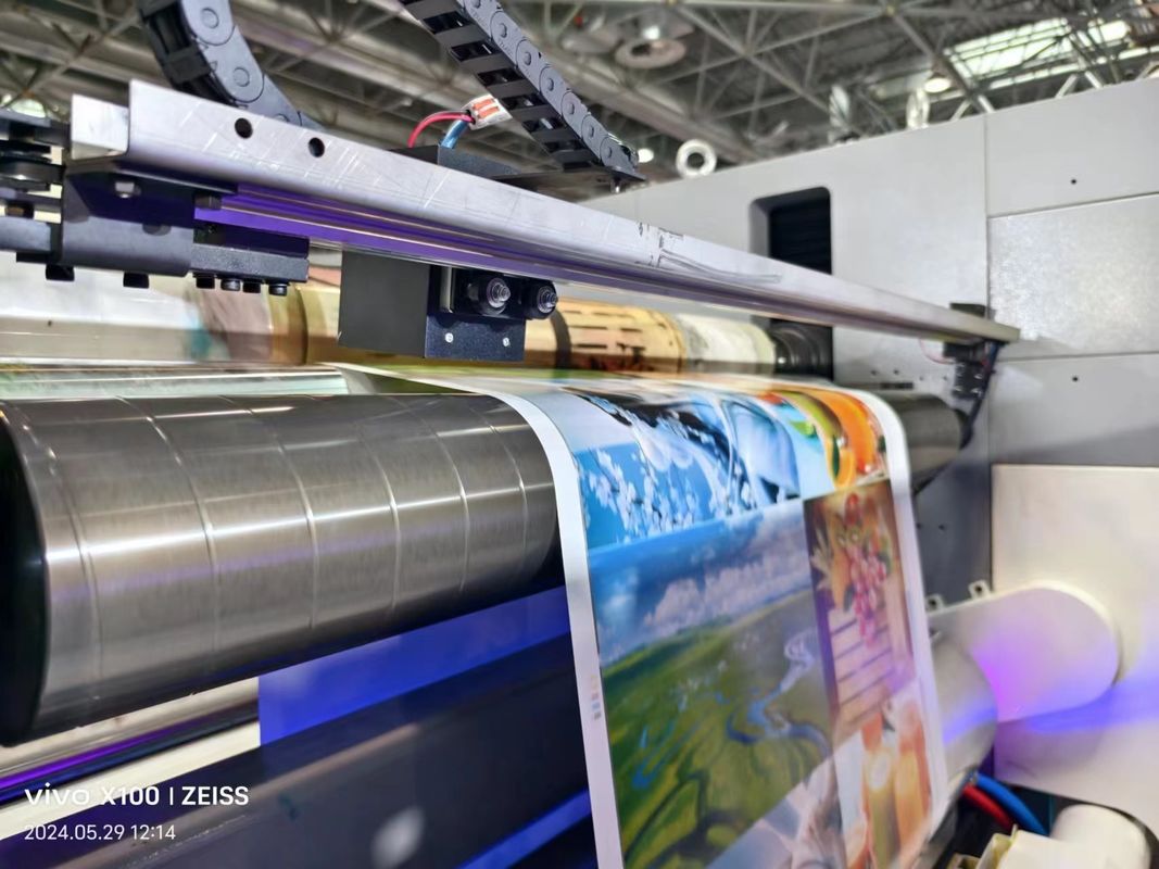 Machine d'impression à manches flexibles pour l'impression à grande vitesse de tasses en papier, cartons, sacs et autres