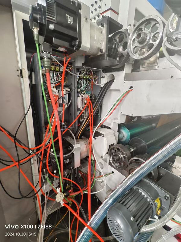 Machine d'impression flexo en cascade avec boutons de course / arrêt