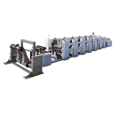 1/8cp Machine d'impression de sacs flexibles à engrenages 150m/min pour une impression précise et précise