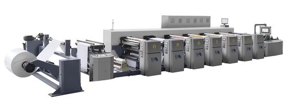 Machine d'impression à haute vitesse à commande servo à 6 couleurs avec capacité de personnalisation