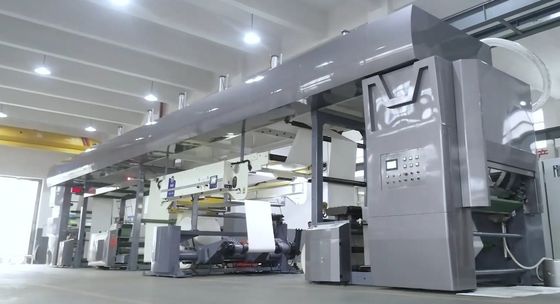 Machine de revêtement de tasse en papier à deux stations pour la production de revêtements en rouleaux de papier à grande vitesse