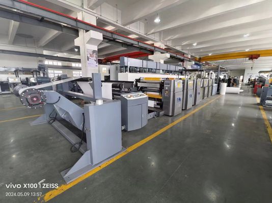 Unité de mémoire de position automatique de registre type Flexo machine d'impression pour divers matériaux de papier