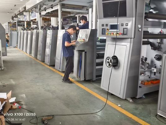 10 couleurs à manches de haute vitesse Flexo machine d'impression pour l'impression sur divers matériaux
